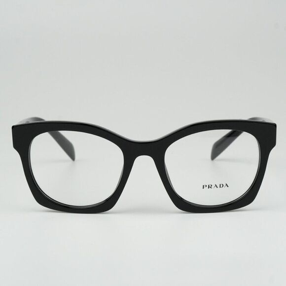 NEW Prada PRA05V 16K1O1 Black Women Cat Eye Eyeglasses PR A05V - Picture 4 of 10
